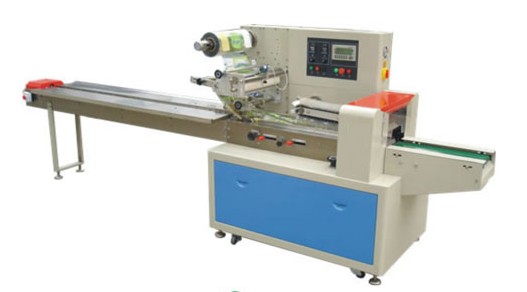 On paper pillow type packing machine
